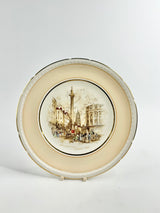 Vintage Swinnertons 'The Monument' Cream & White Plate