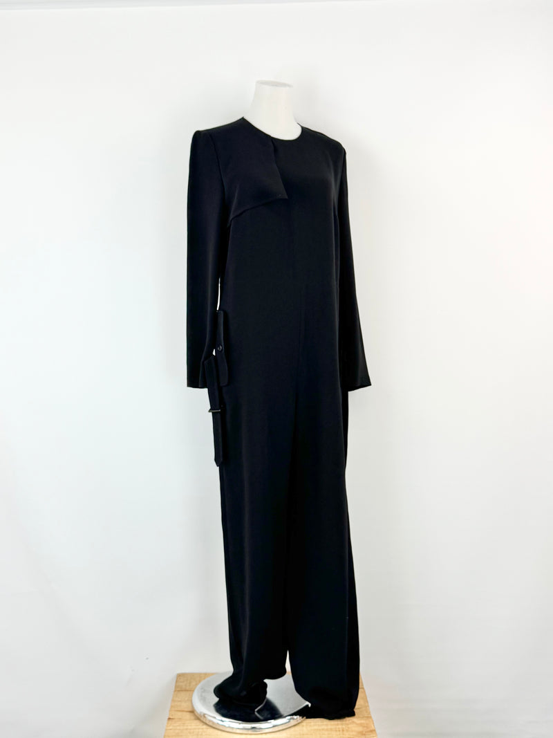 Max Mara Black Long Sleeve Jumpsuit - AU10
