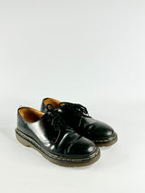 Vintage Dr Marten Black Lace Up Shoes - EU39.5