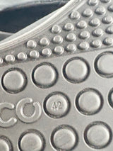 Ecco Black Leather & Gore-Tex Upper Slip Ons - EU42