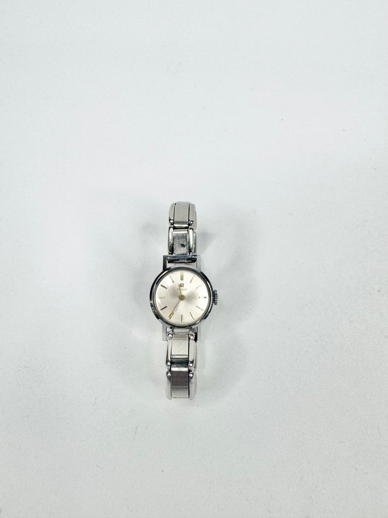 Vintage 1970s Silver Tone Tissot Watch