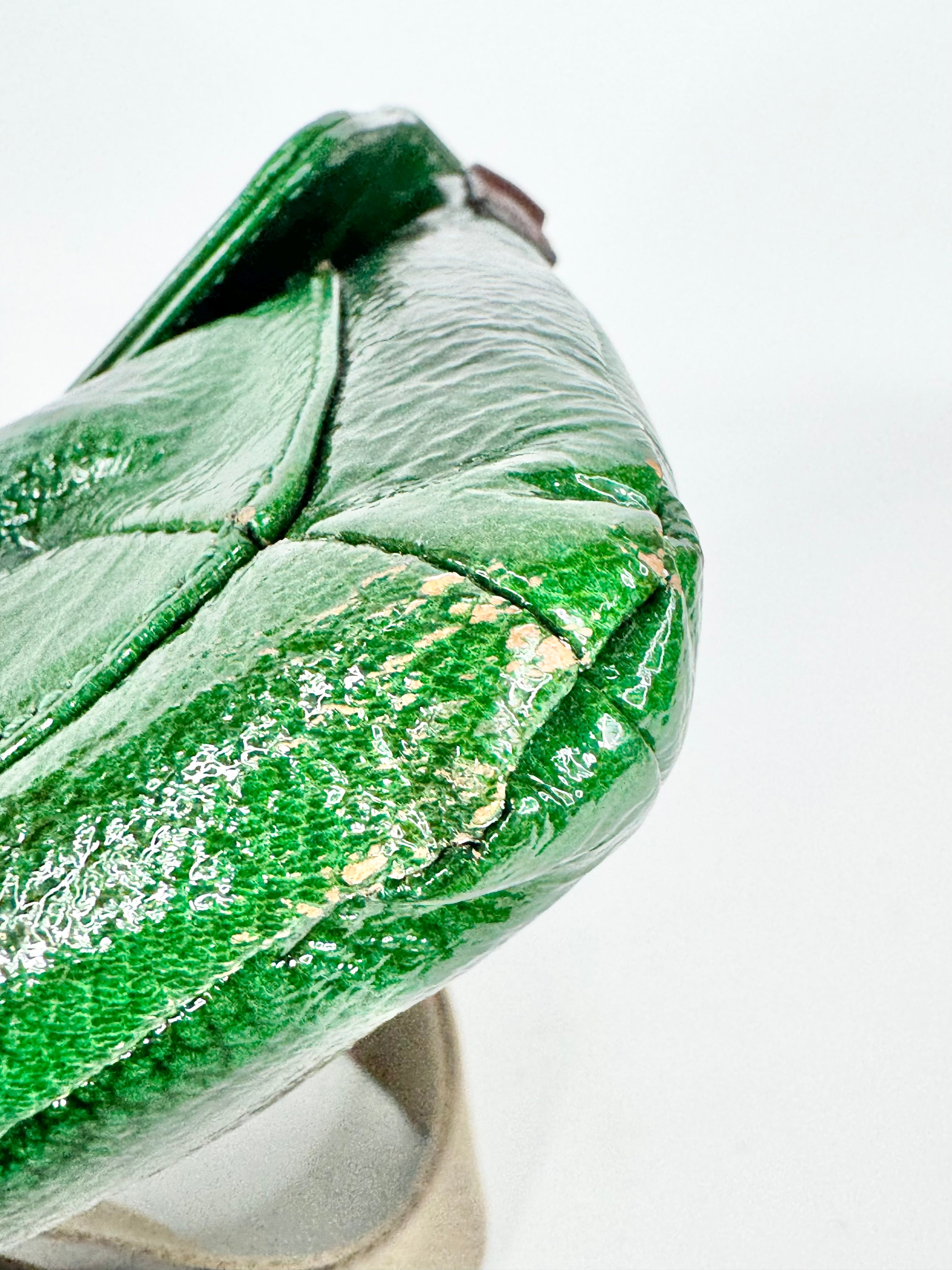 Lanvin Emerald Green Patent Leather Shoulder Bag