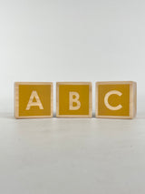 Gold Rabbit & Co ABC Wooden Building Blocks