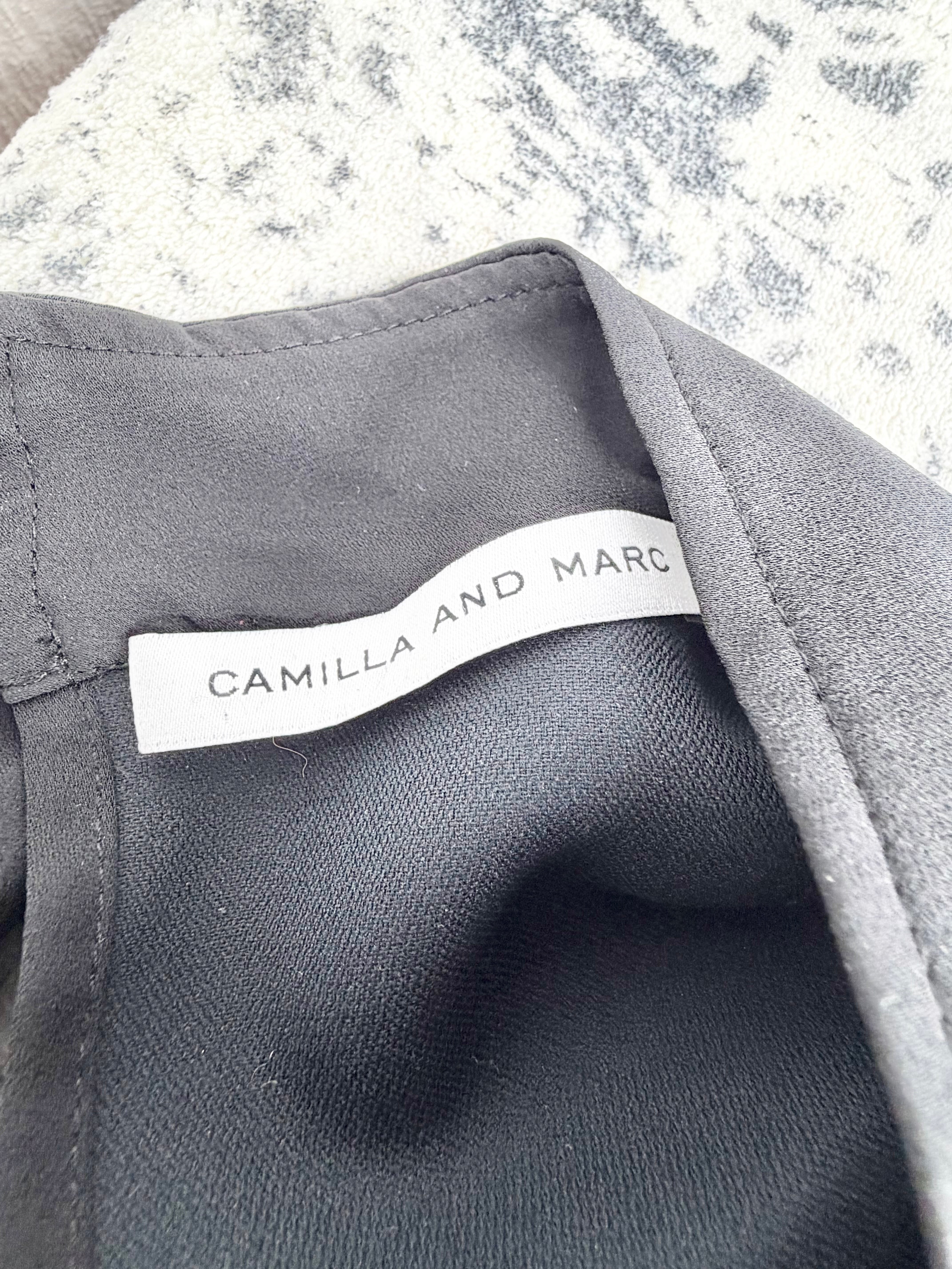 Camilla & Marc Black 'Mercury Belted Blouse' NWT - AU8