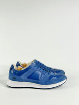 Lacoste Azure & Cobalt Leather & Suede Sneakers - EU47