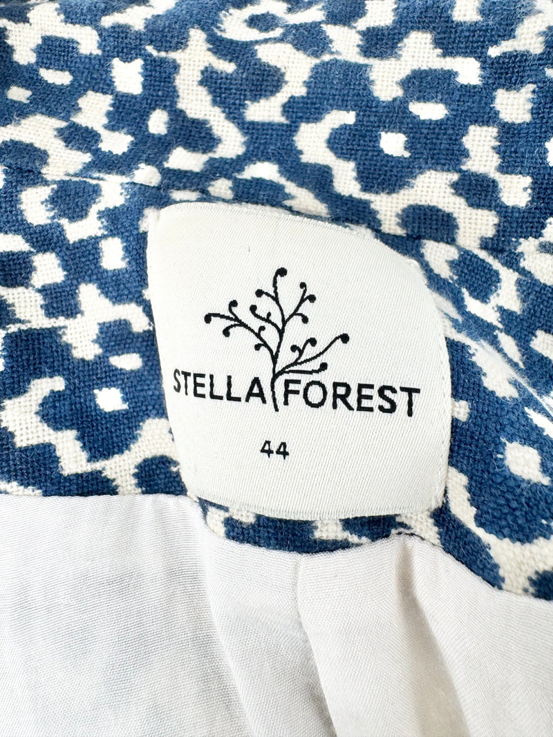 Stella Forrest Blue & Cream Coat - AU12