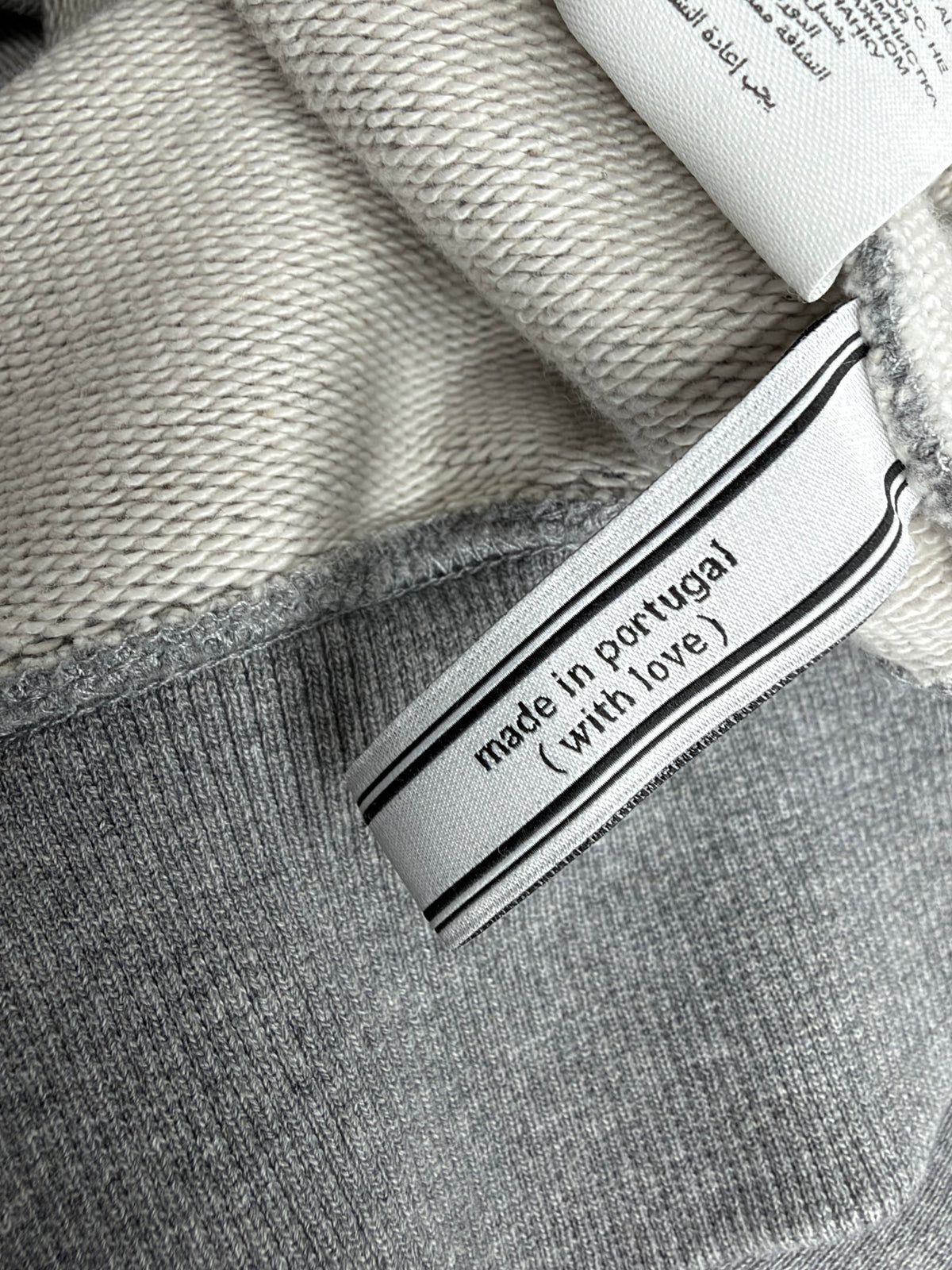 Ami Alexandre Mattiussi Grey Ami de Cœur Embroidered Hoodie - L