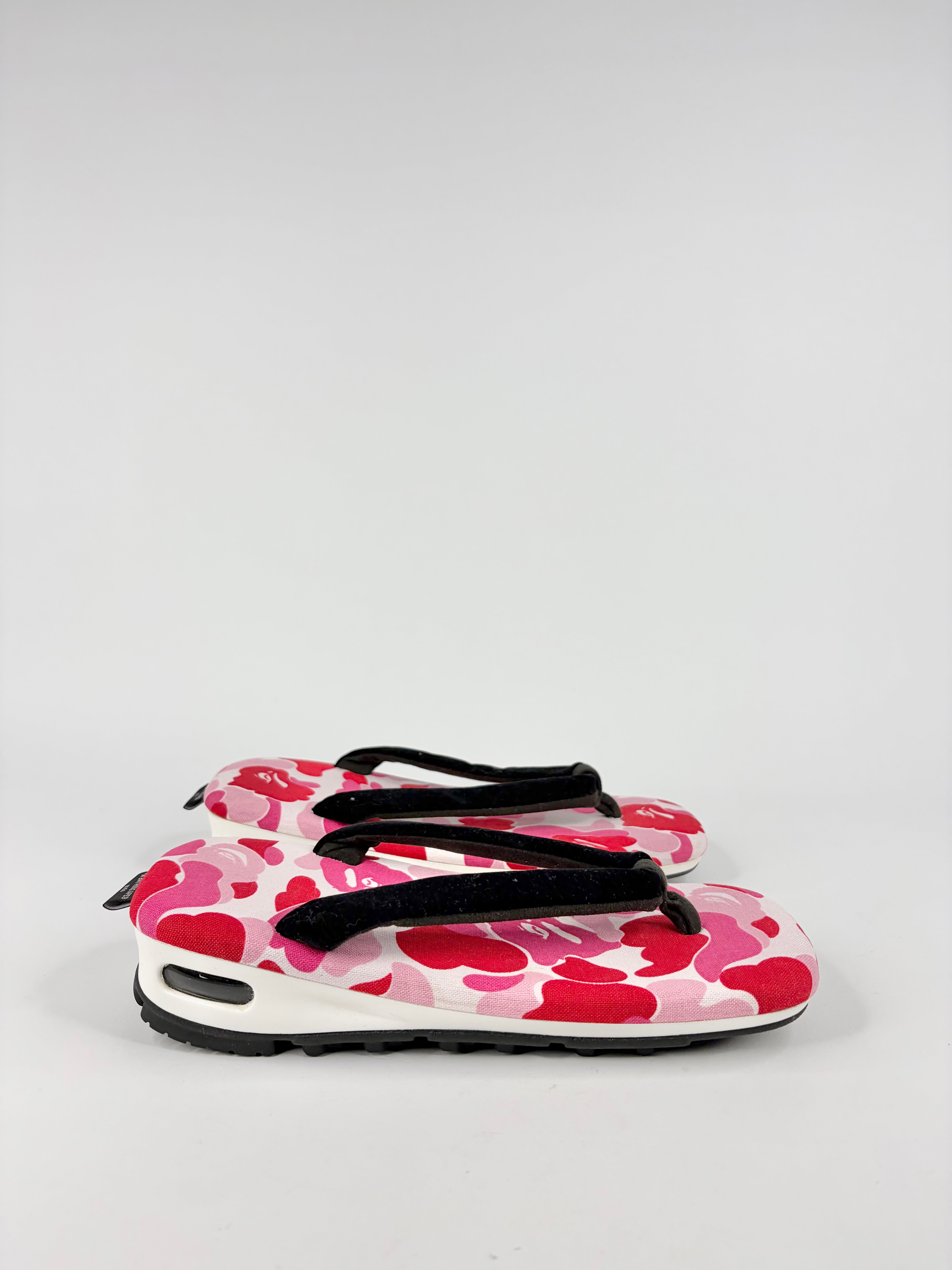 A Bathing Ape Pink Camo Thongs