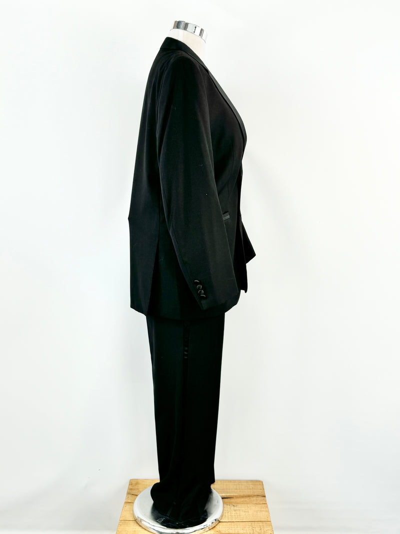 Vintage Giorgio Armani Black Suit - 52