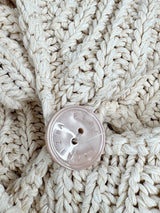 Patrizia Pepe Beige Micro-Cable Knit Cardigan - AU8/10