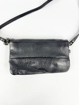 Status Anxiety Black Grained Folded Leather Bag