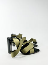 Alias Mae Olive Green Industrial Strap Heels - EU39