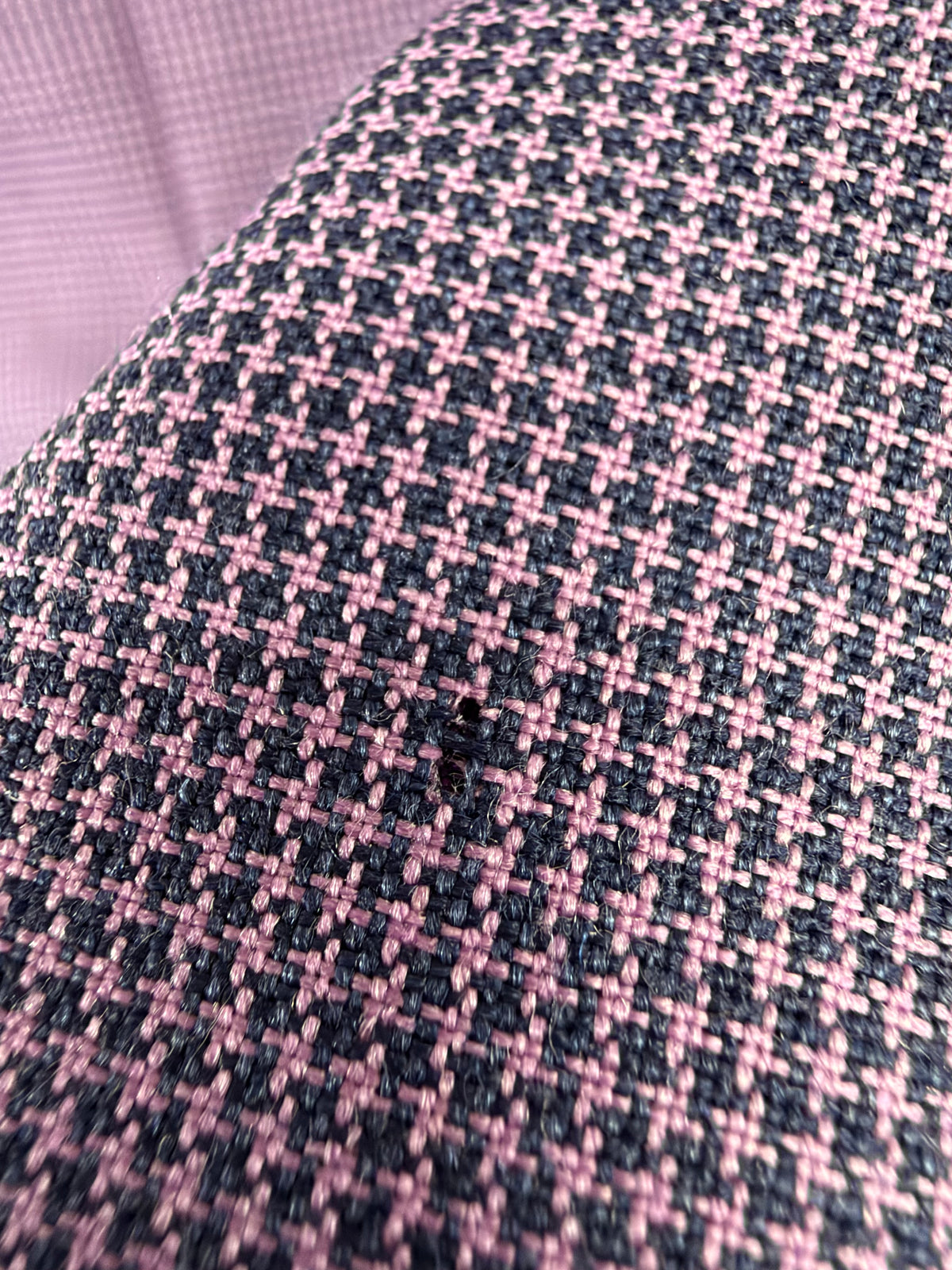 Stefano Ricci Mauve & Navy Houndstooth Mohair Cashmere & Silk Sports Jacket - 54