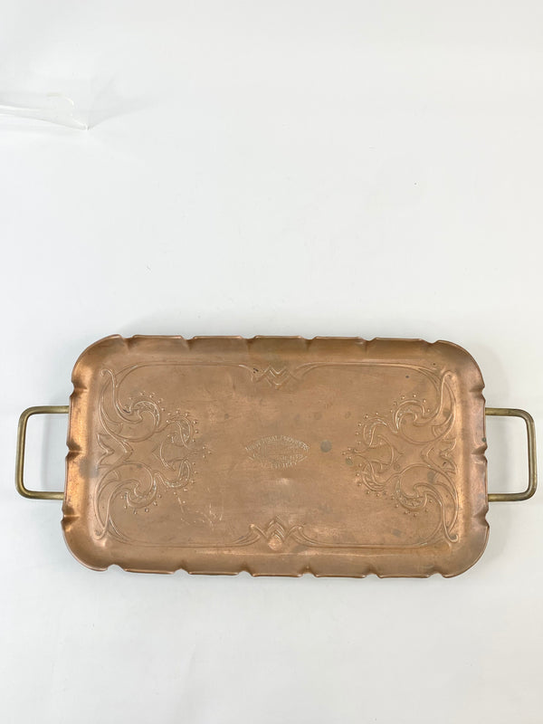 Vintage Copper Serving Tray