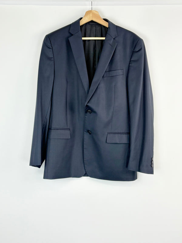 Versace Collection Navy Blue Wool Blazer - 50R