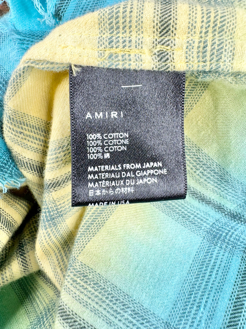 Amiri Multicoloured Plaid Shirt - S