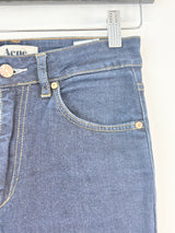 Acne Indigo 'Needle Raw' Skinny-Fit Denim Jeans - W28