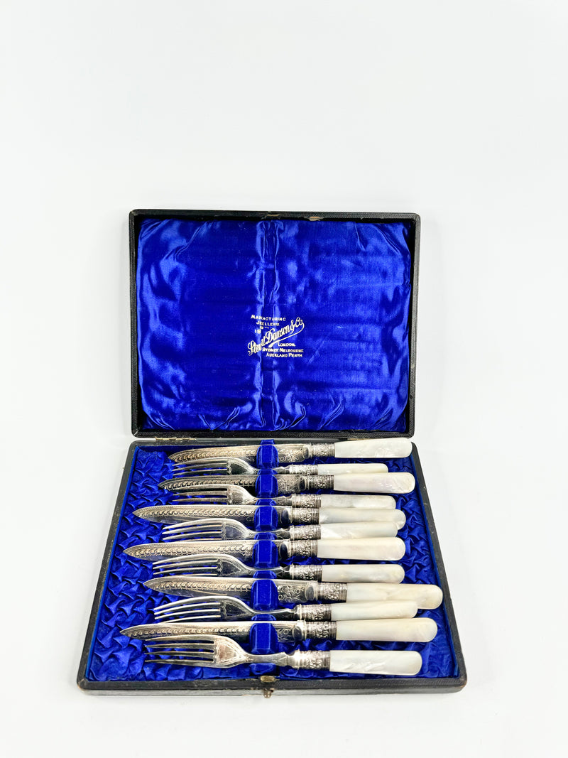 Vintage Stewart Dawson Cutlery Set