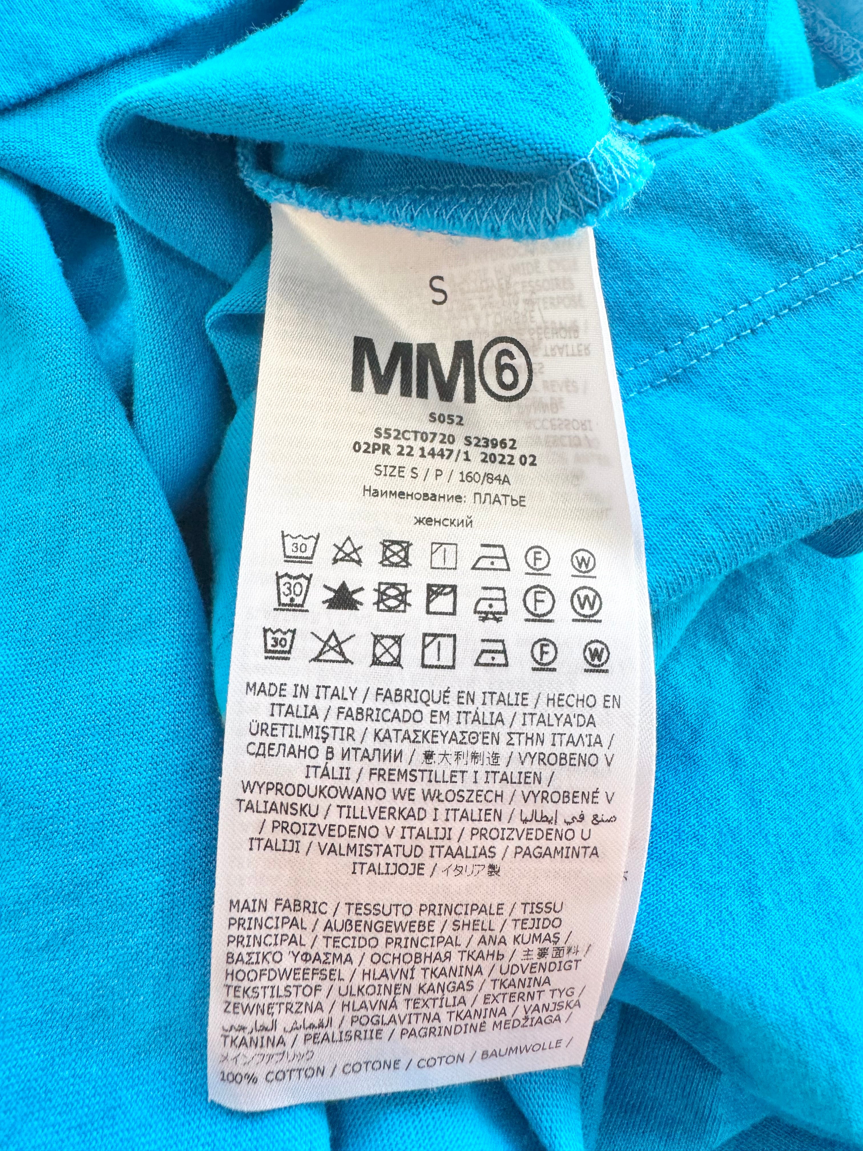 MM6 Azure Blue Column Dress - AU8/10