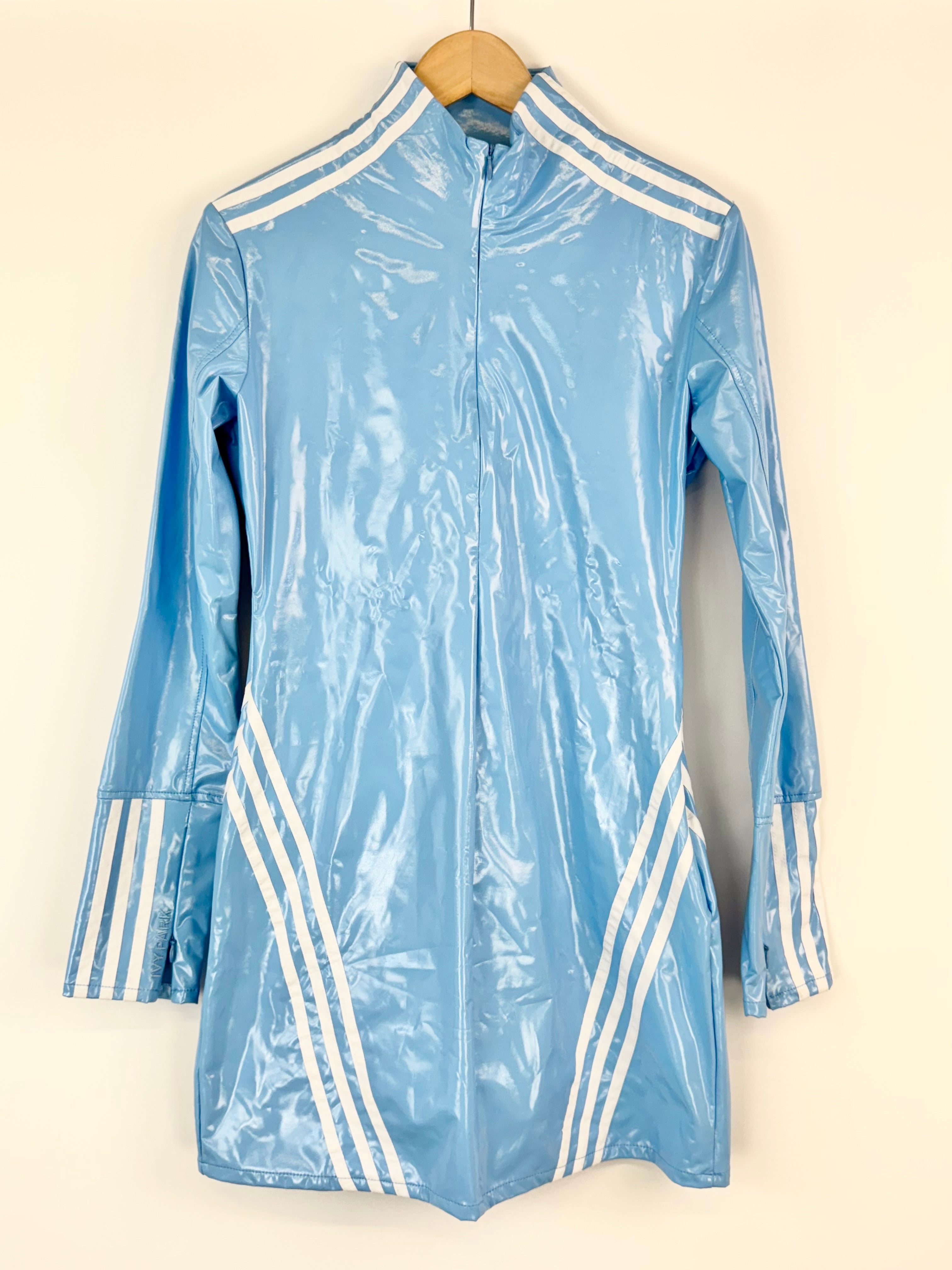 Adidas Ivy Park Sky Blue Latex Dress NWT - AU12/14
