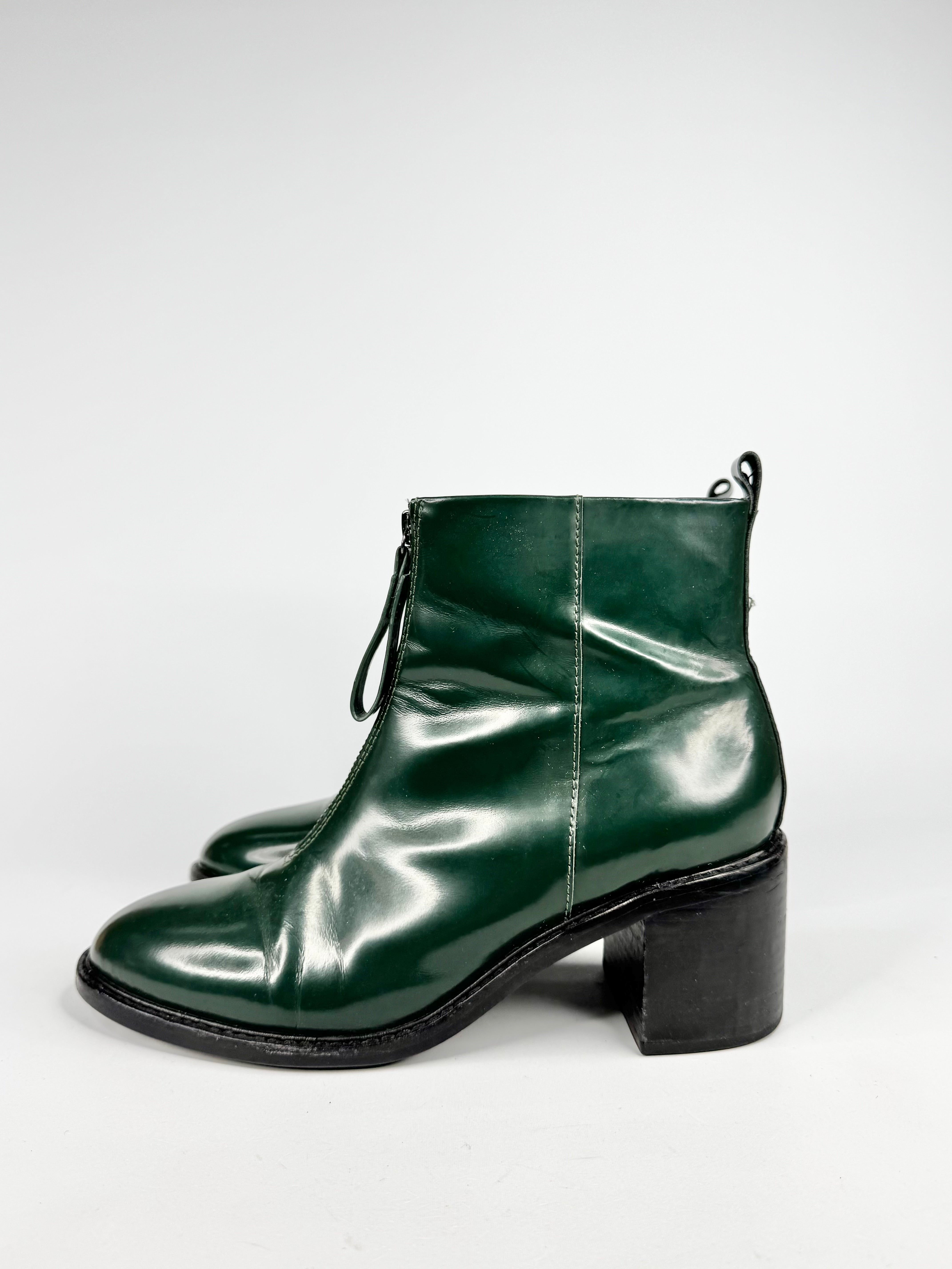 Búl Forest Green 'Martagon' Ankle Boots - EU39