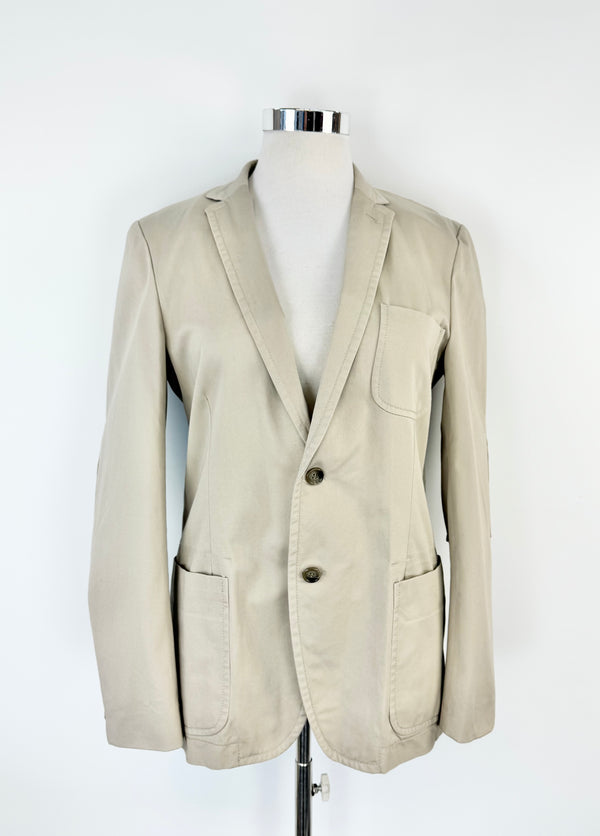 Goodwin Charli Cement Cotton Blazer - 42R