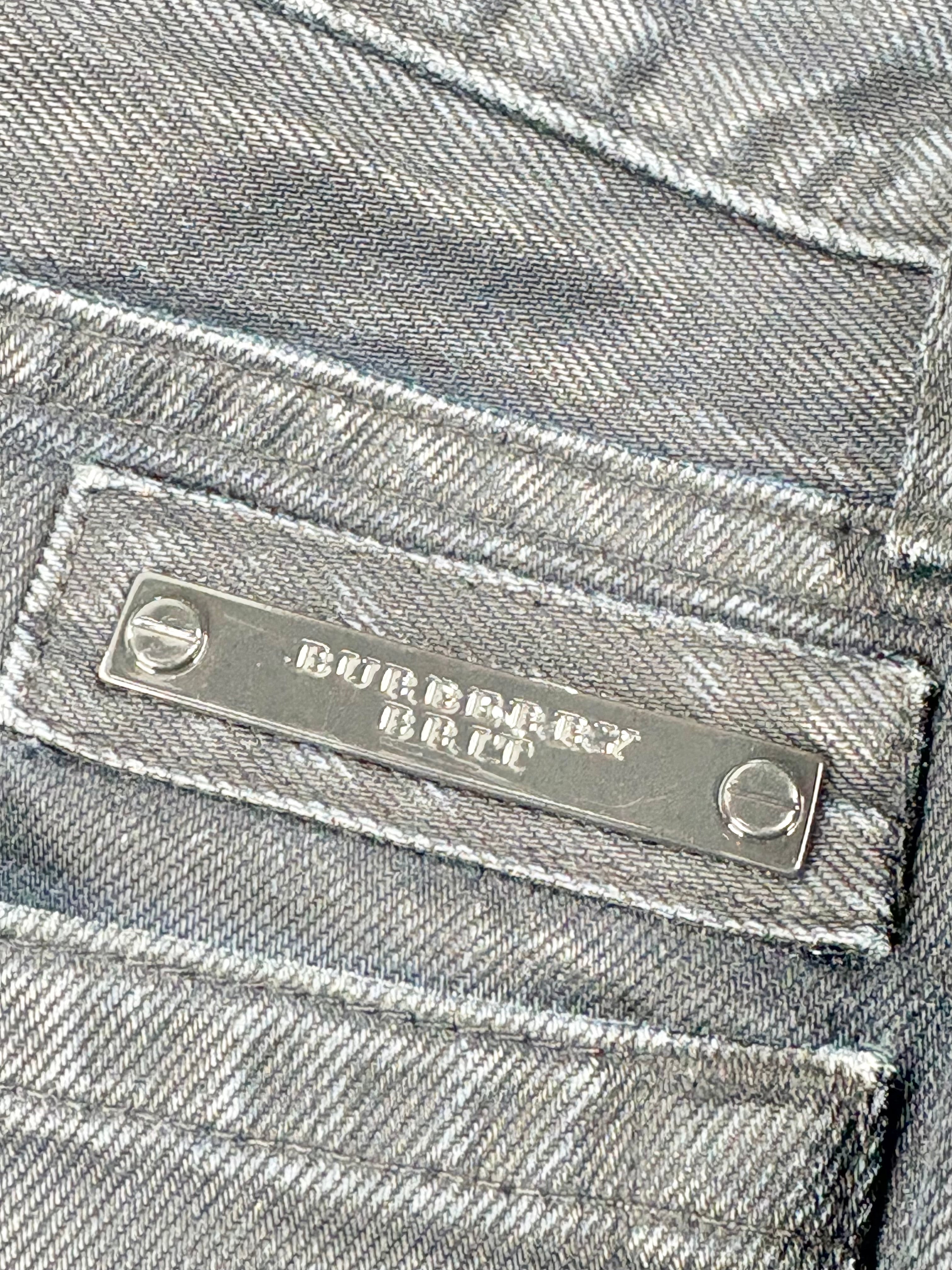 Burberry Brit Waxed Indigo Skinny Jeans - 32R