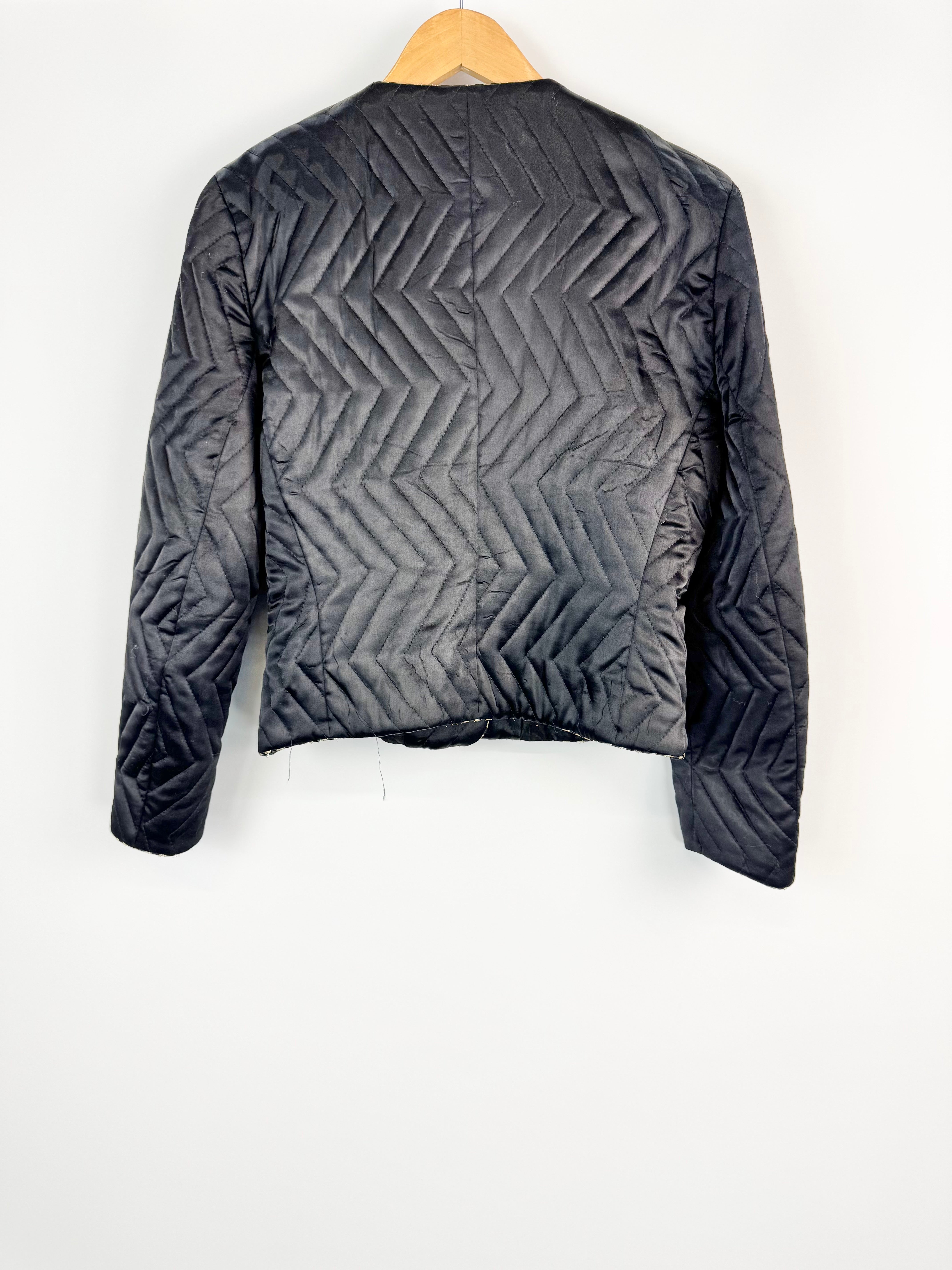 Carla Zampatti Black & Gold Cocktail Jacket - AU10