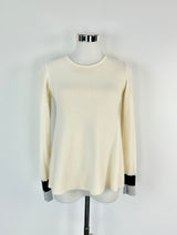 Cable Melbourne Cream Merino Wool Jumper - AU6/8