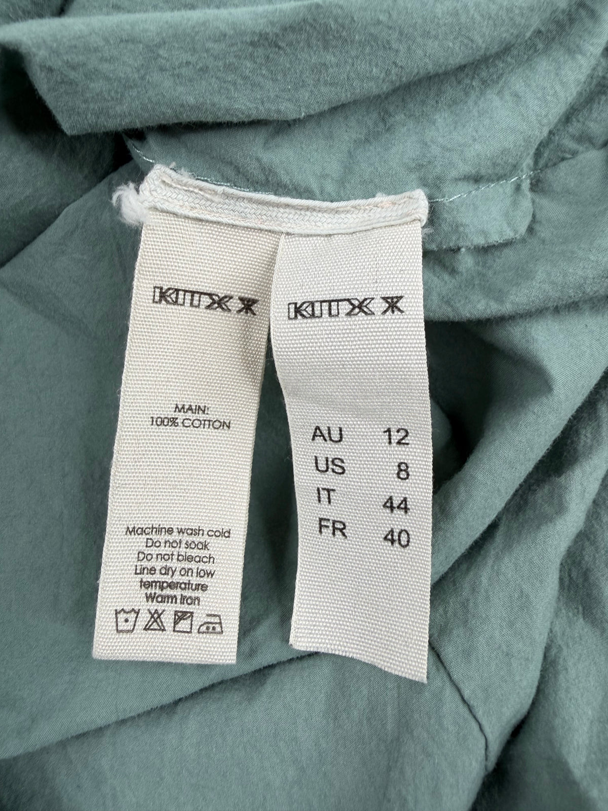 KitX Mint Bubble Shirt Dress - AU12