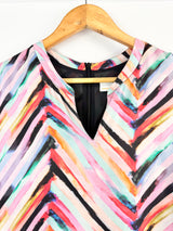 Boss by Hugo Boss Mulicoloured Silk Tunic Dress - AU8
