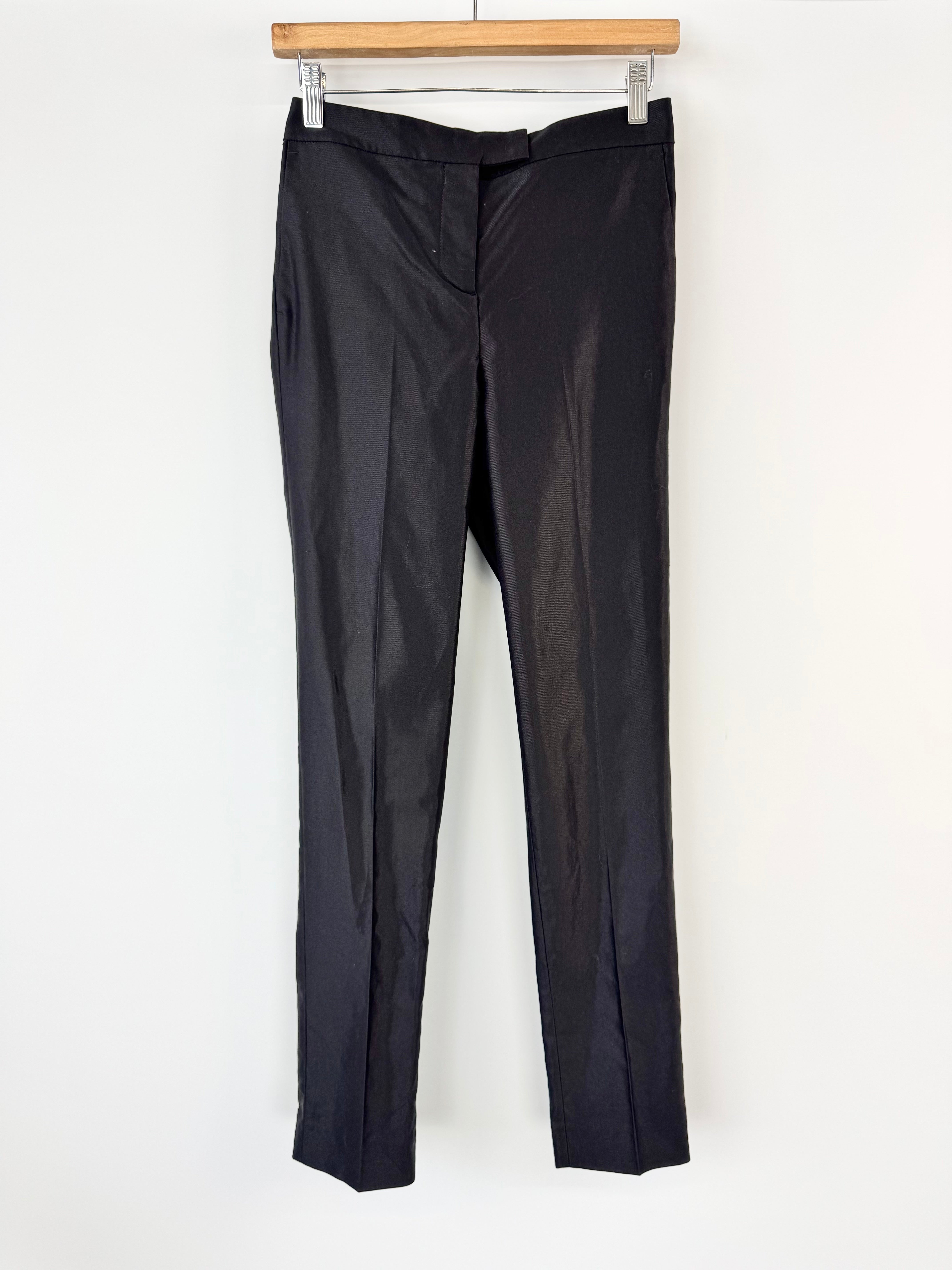 Coach Black Satin Shine Slacks - AU8