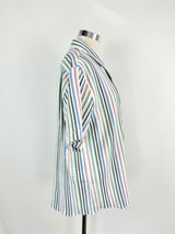 Scotch & Soda Ice Cream Stripe Cotton Shirt NWT - XXL