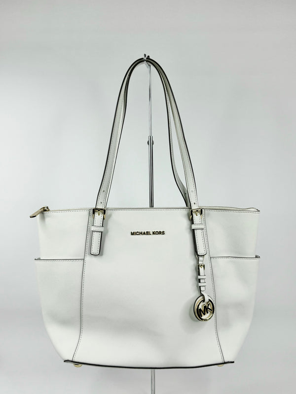 Michael by Michael Kors White Tote Bag