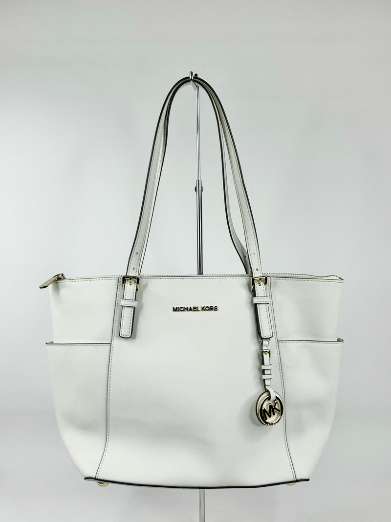Michael by Michael Kors White Tote Bag