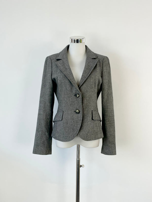 Max&Co Classics Grey Wool-Blend Blazer - AU10