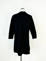 Cos Black 3D Grid Cotton Blend Cardigan - AU10