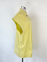 Dries van Noten Canary Yellow Cotton Tunic - AU10