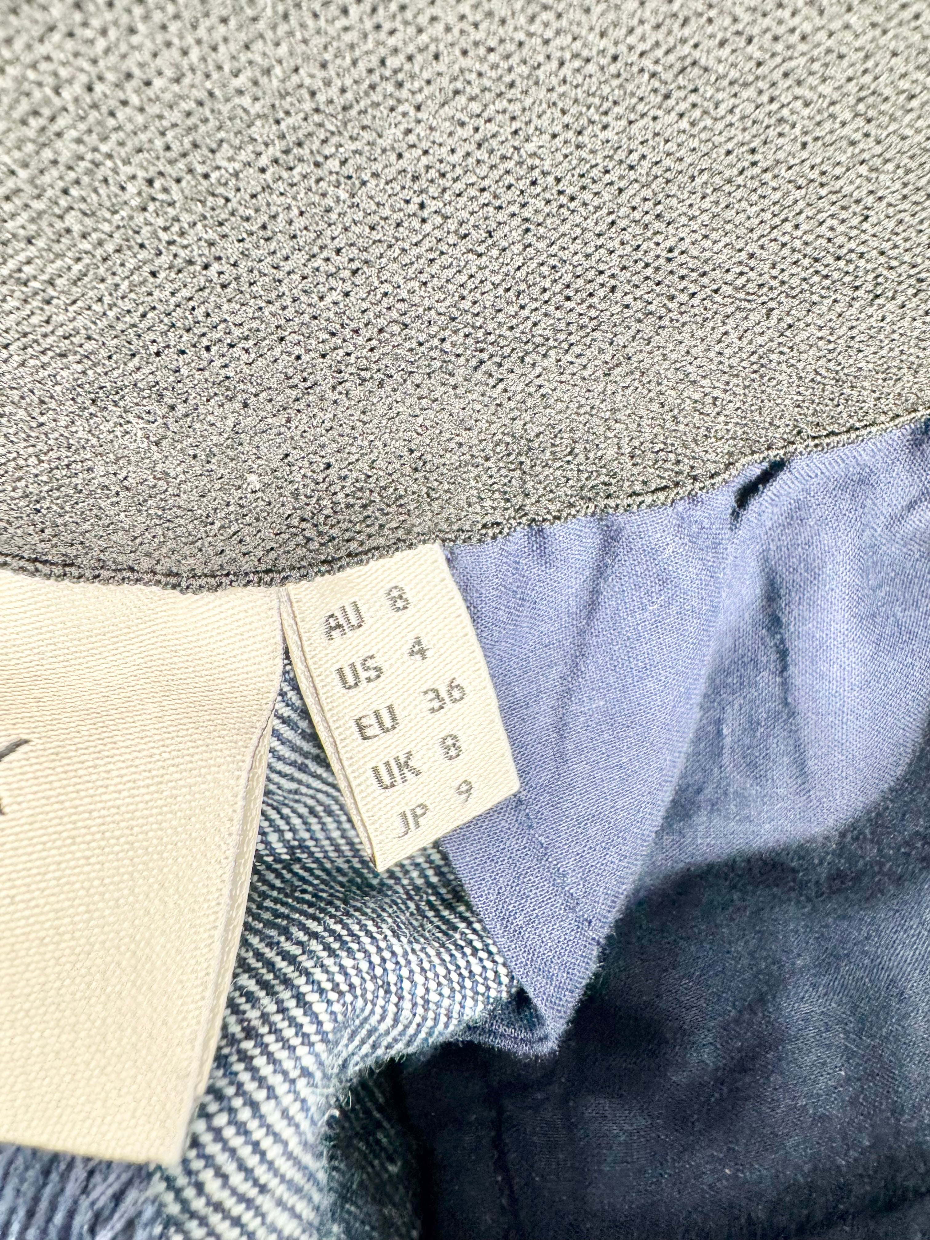 Elk Organic Wide Leg Denim Slacks - AU8