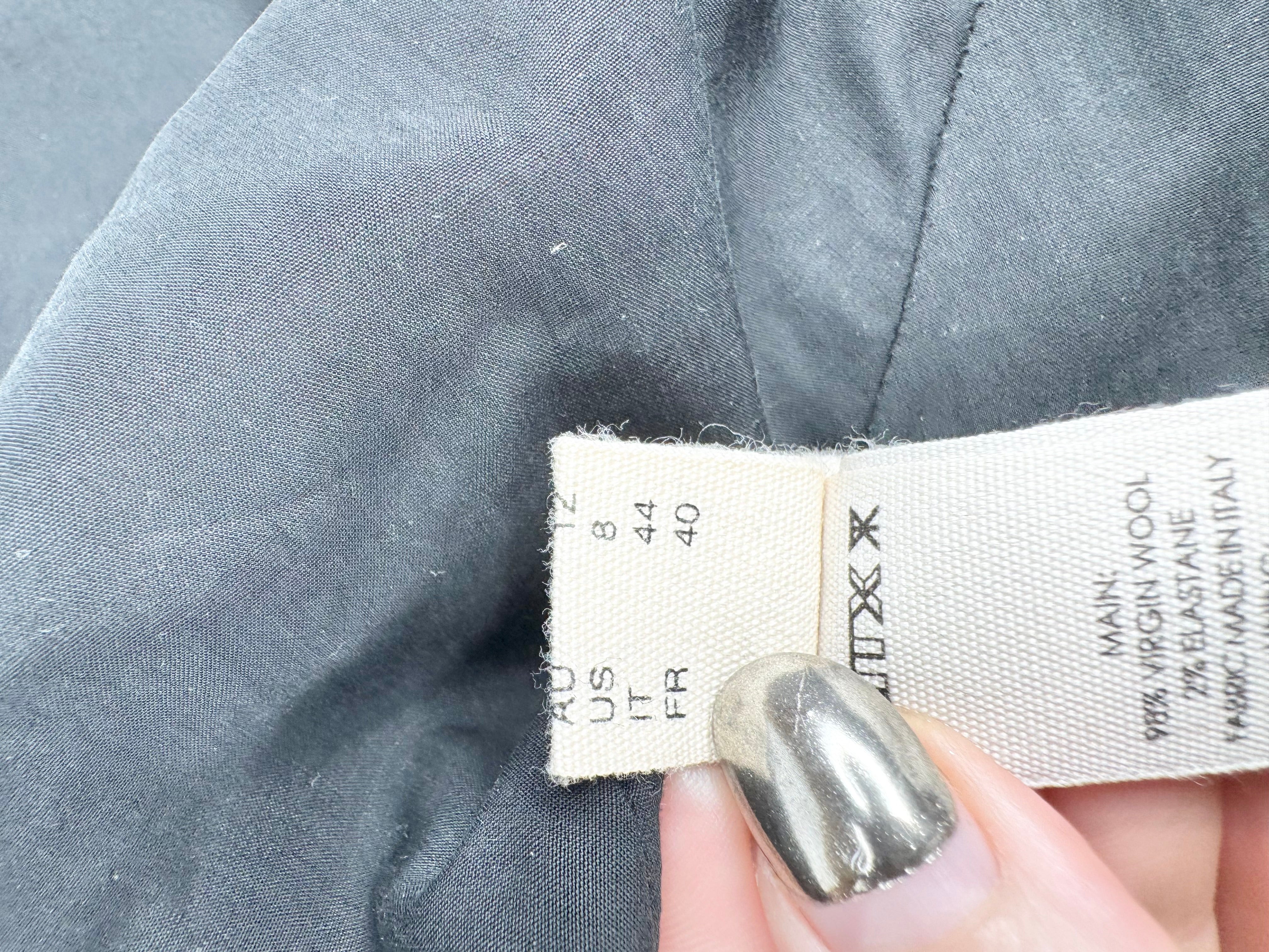 Kitx Black Wool Blend Knotted Midi Dress - AU12