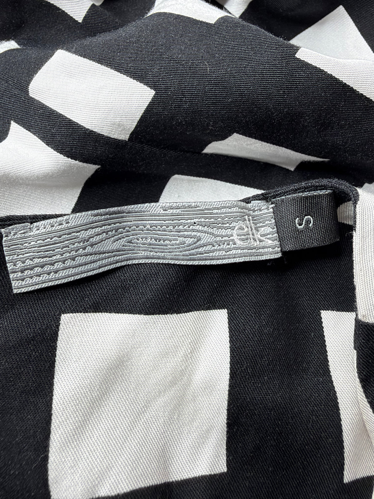 Elk Black & White Grid Pattern Bamboo Jumpsuit - AU8/10