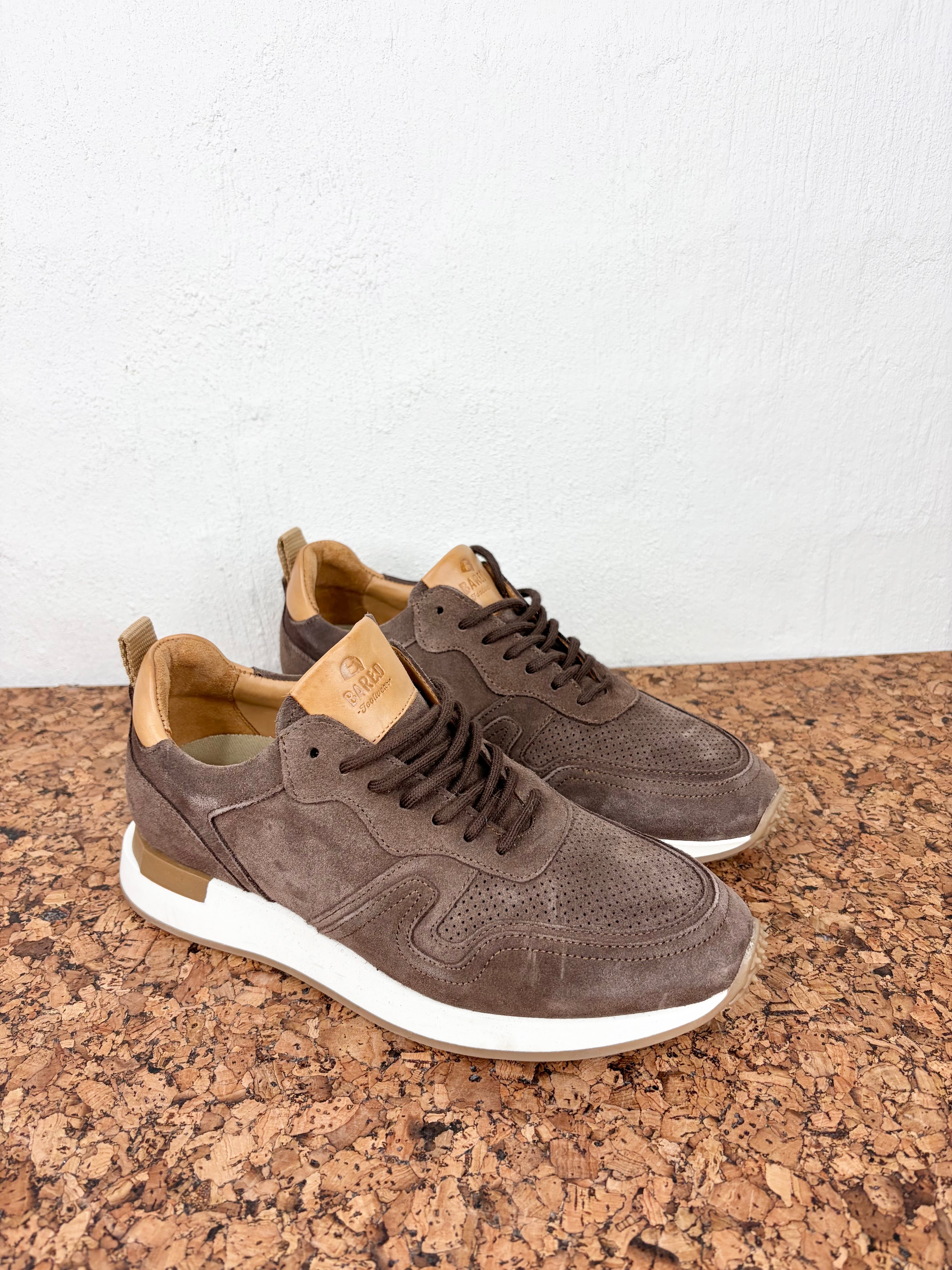 Bared 'Actinium' Chocolate Suede Sneaker - EU40