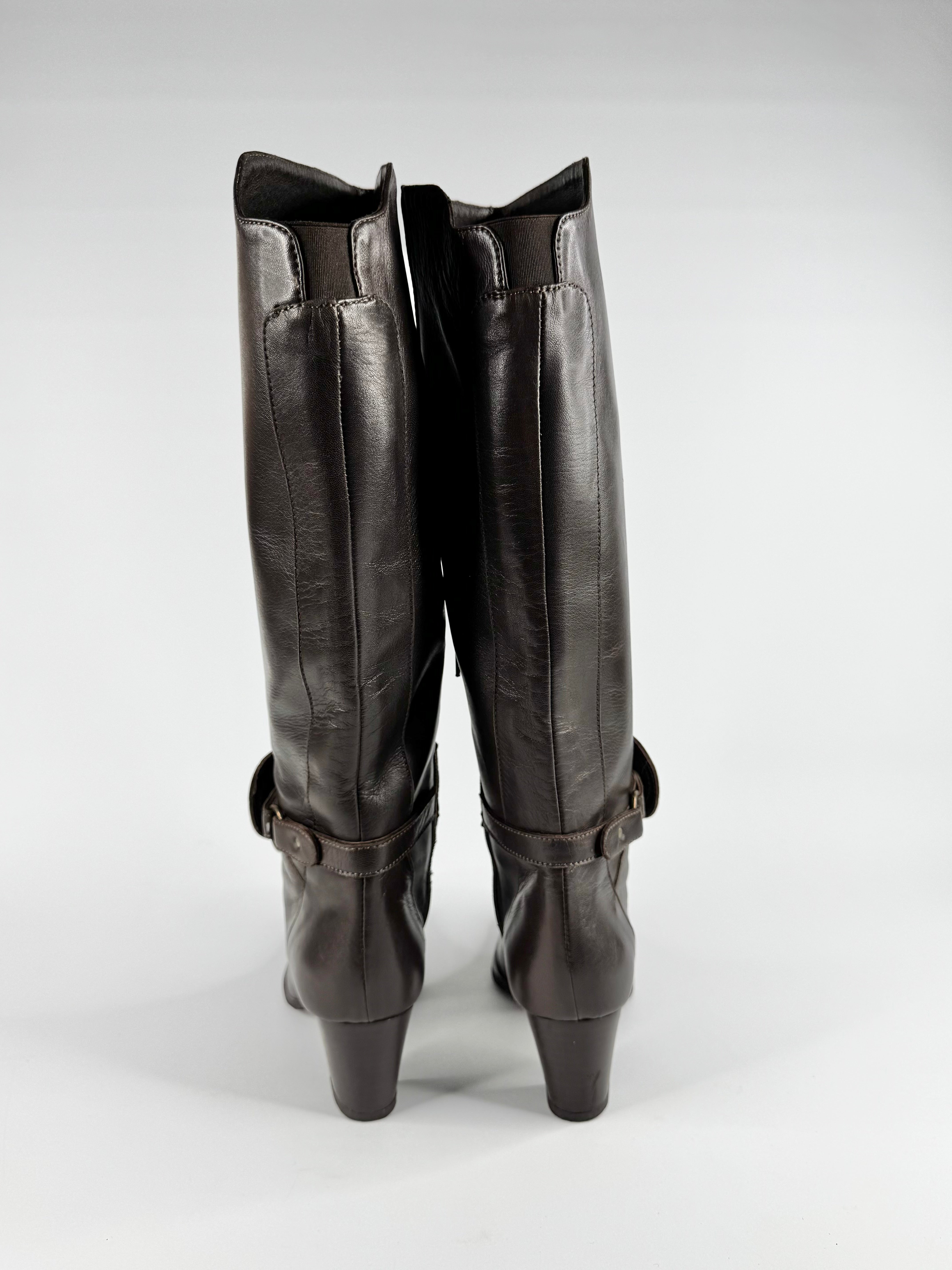 Franco Troise Cool Expresso Buttery Soft Knee-High Boots - EU38