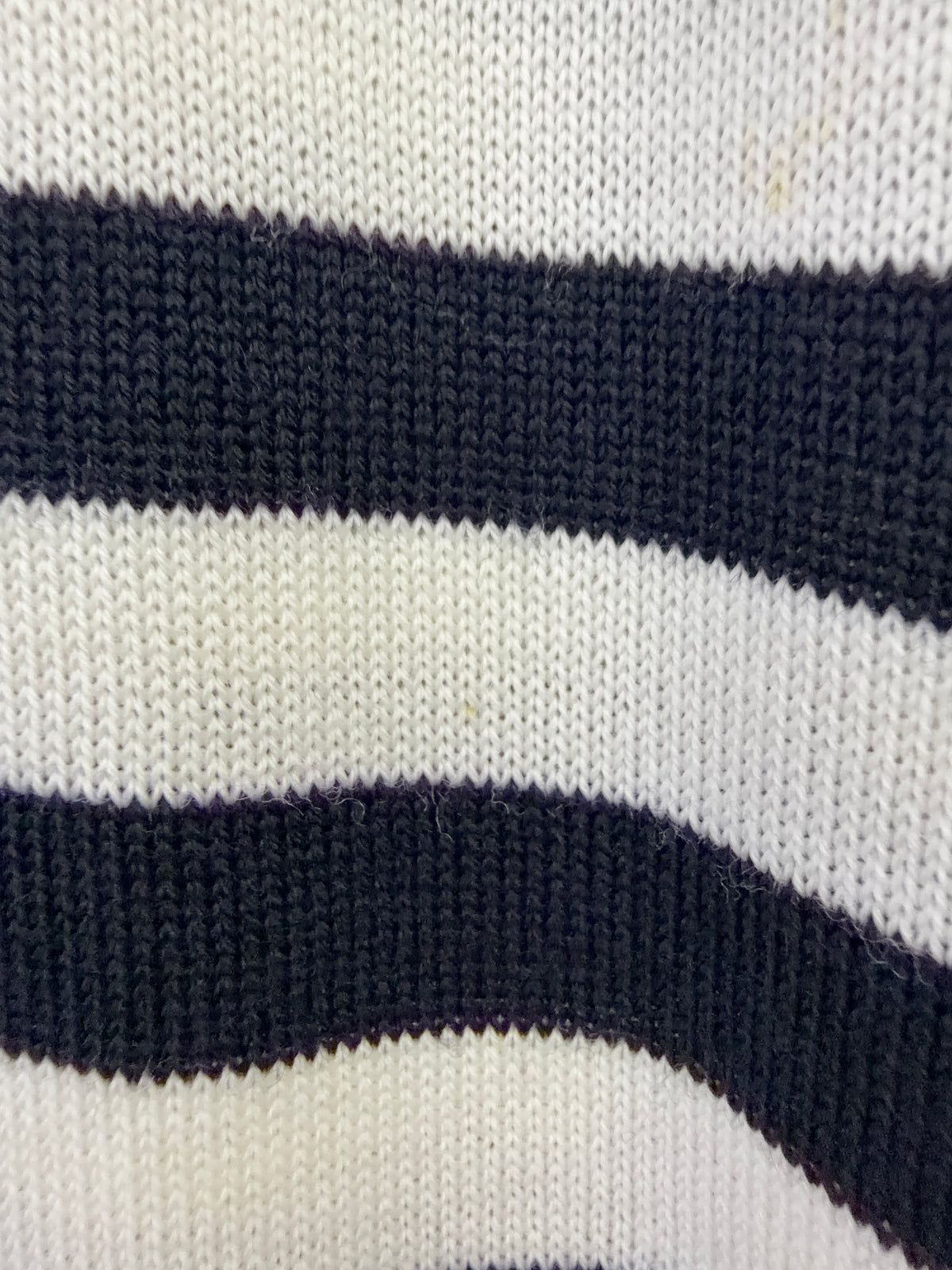 Paul & Shark Navy & White Rugby Stripe Fine Wool Sweater - L