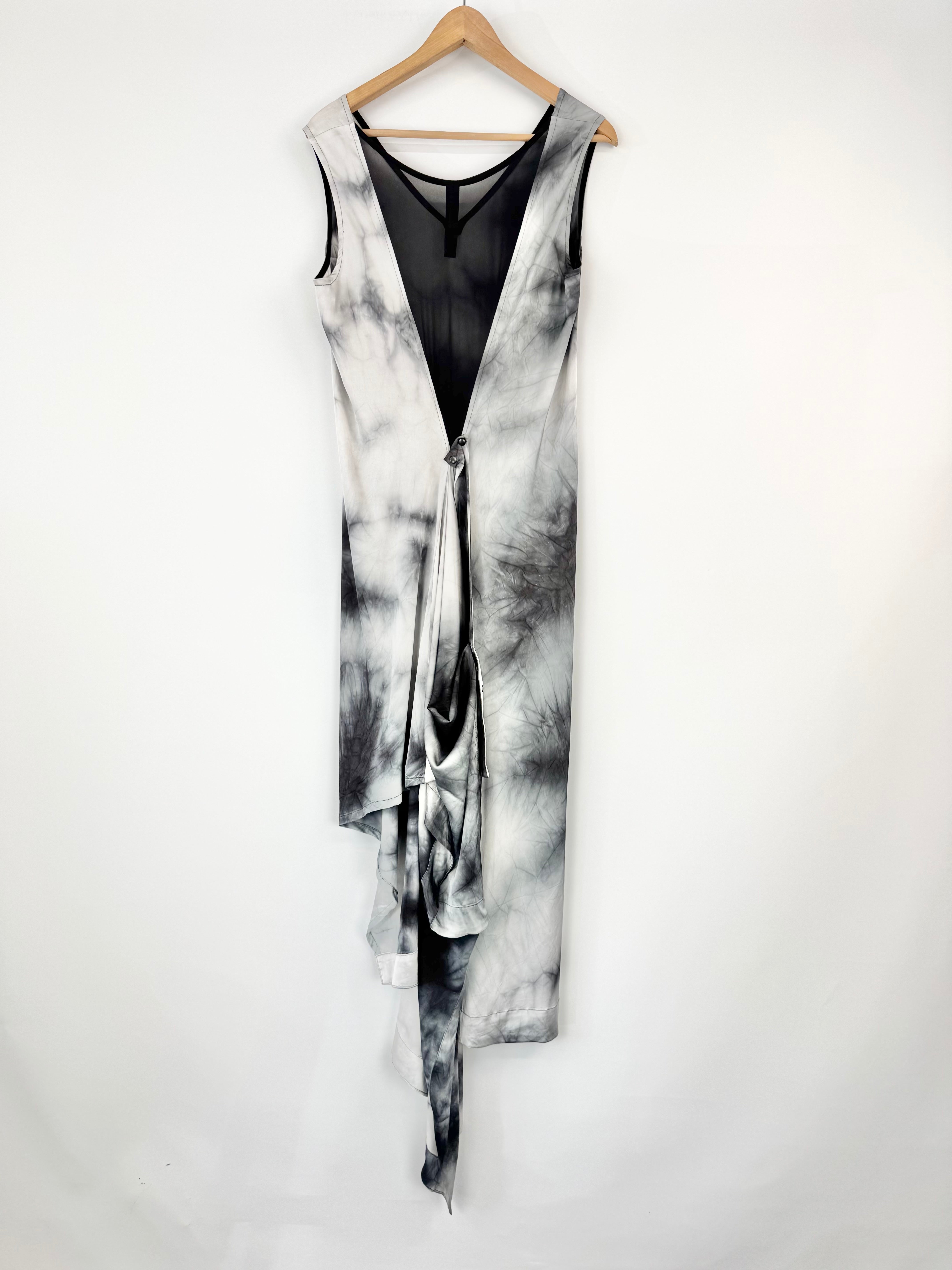 Ilaria Nistri Black and Silver Dress - Size AU 10