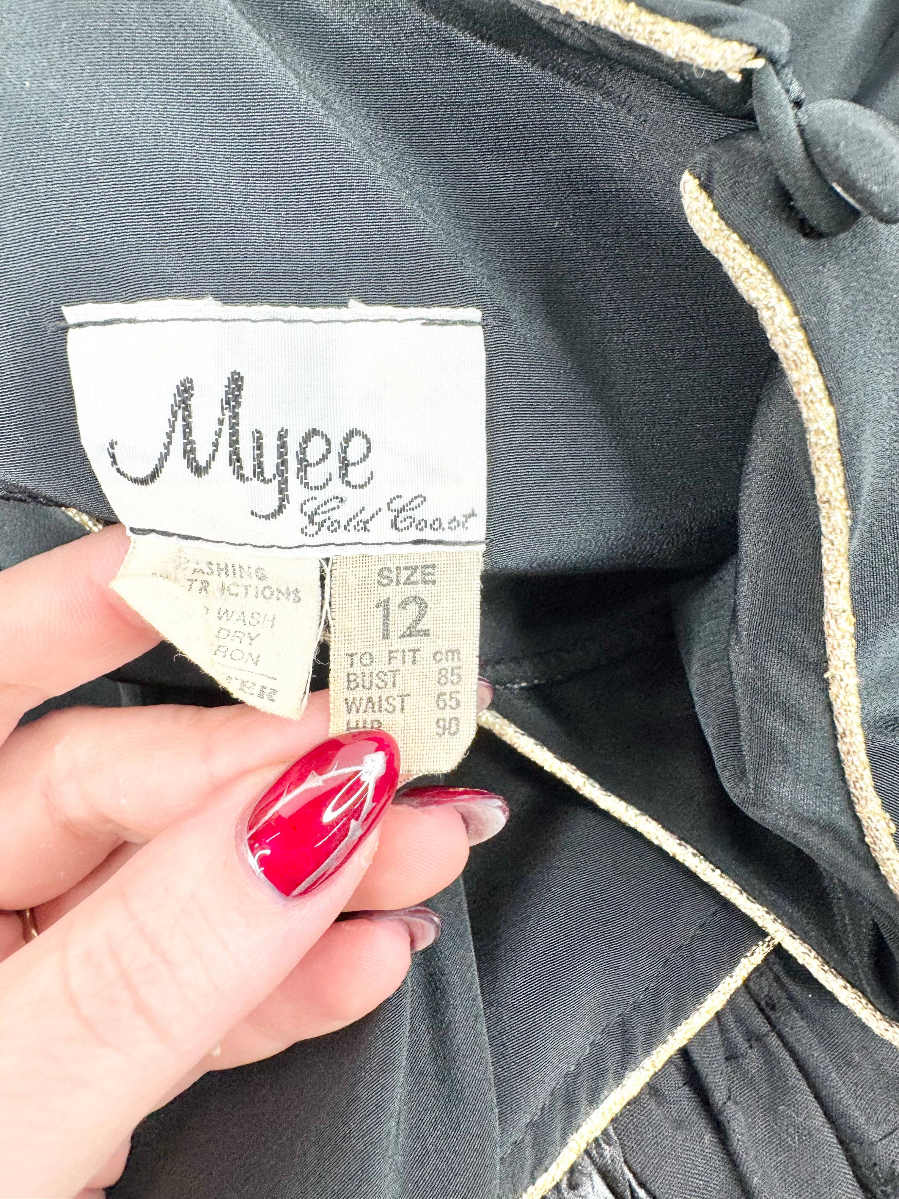 Myee Gold Coast Vintage Blouse & Maxi Skirt Set - AU12