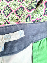 Boden Green Pink & Blue Patterned Shorts - AU18