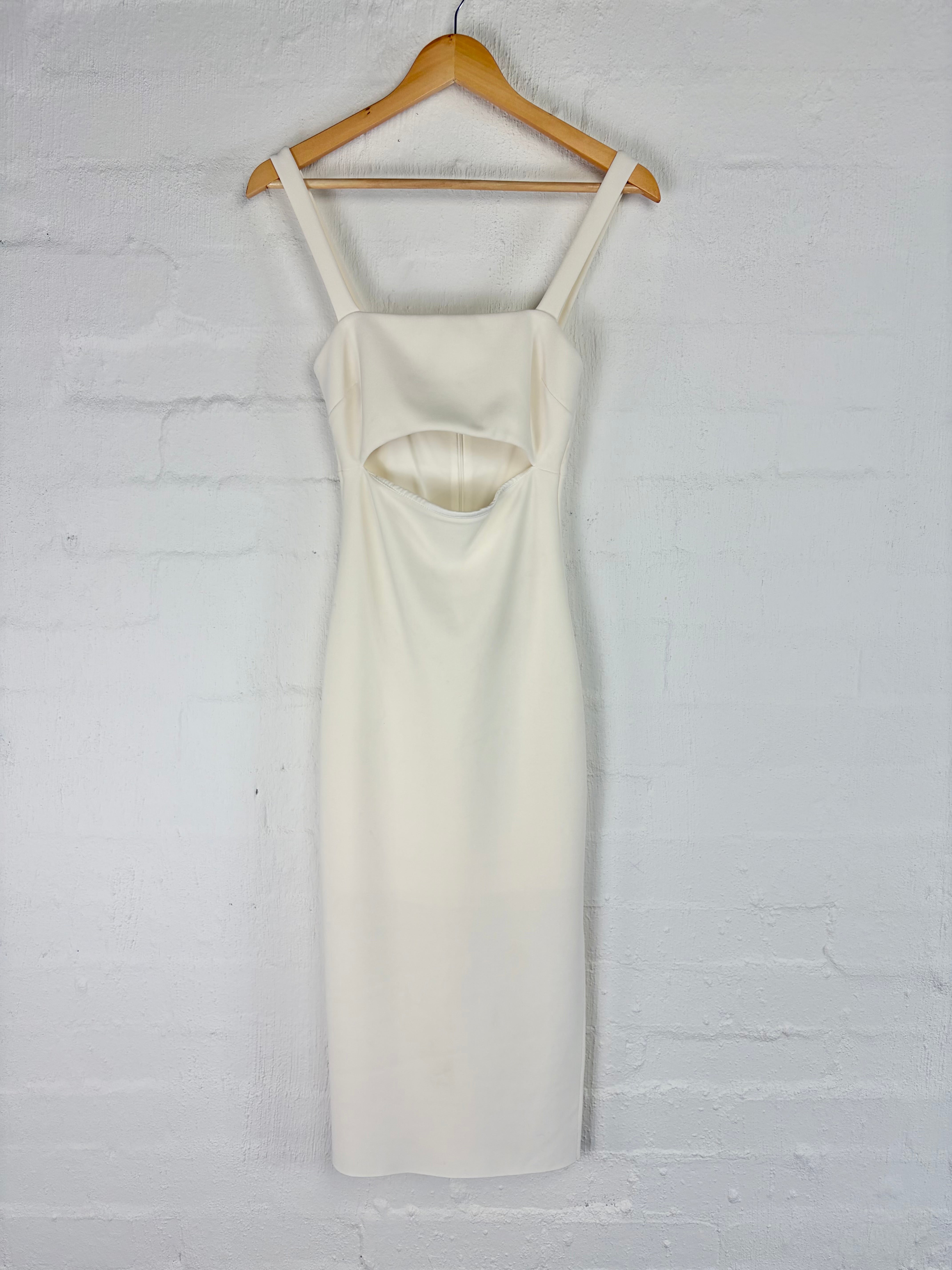 Bec + Bridge Cream Bodycon Dress - AU6