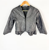 Buddah Wear Black Leather Jacket - AU8/10