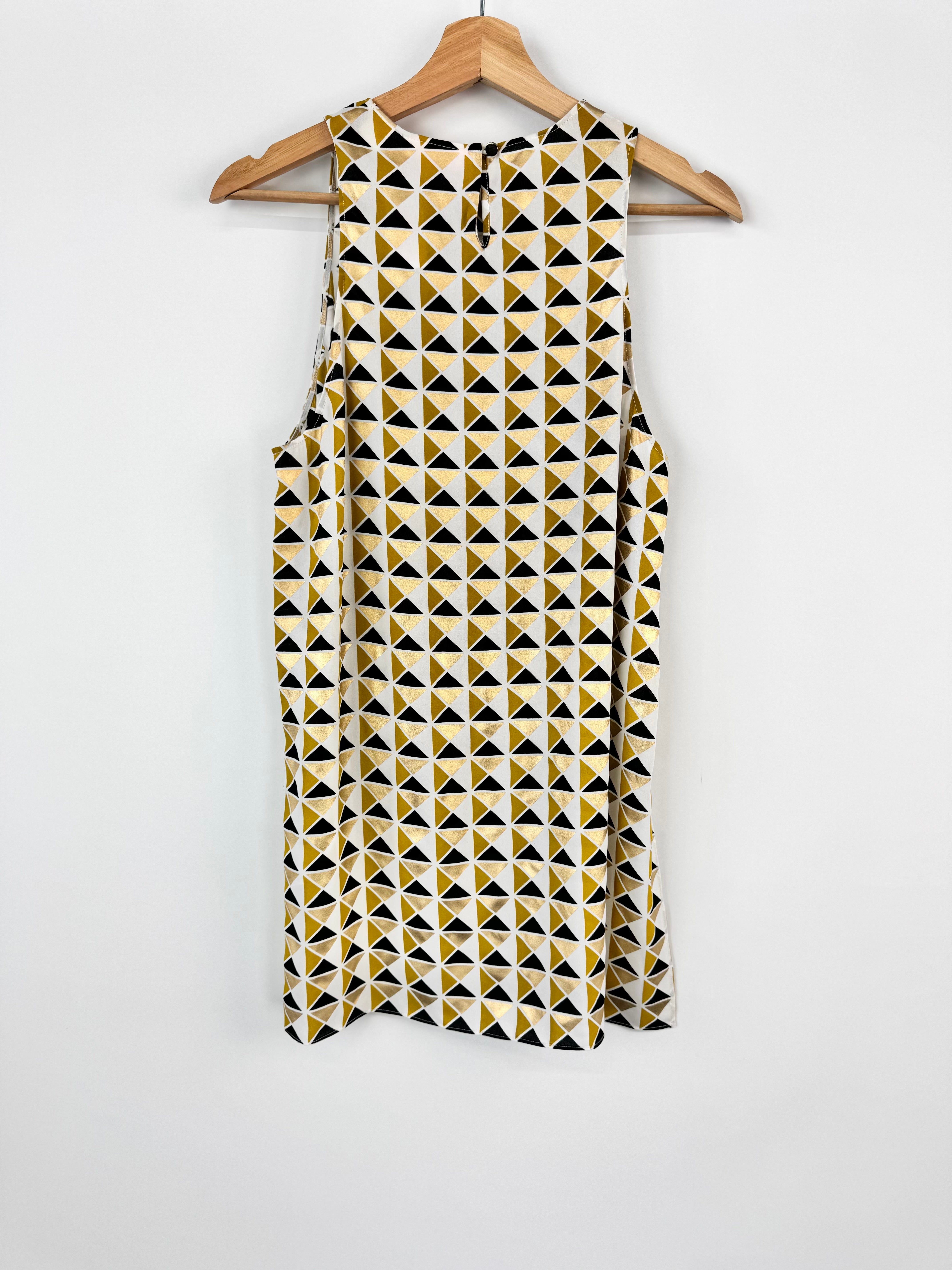 SASS&BIDE GEOMETRIC SLEEVELESS TOP - AU8